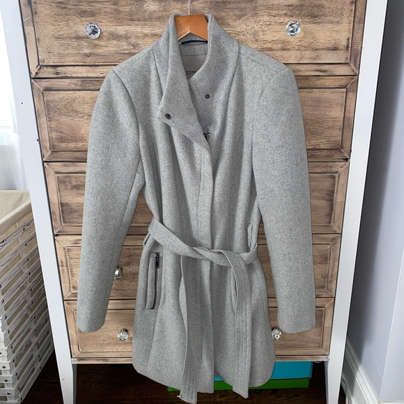 Jackets & Blazers - Womens Heather Gray Coat